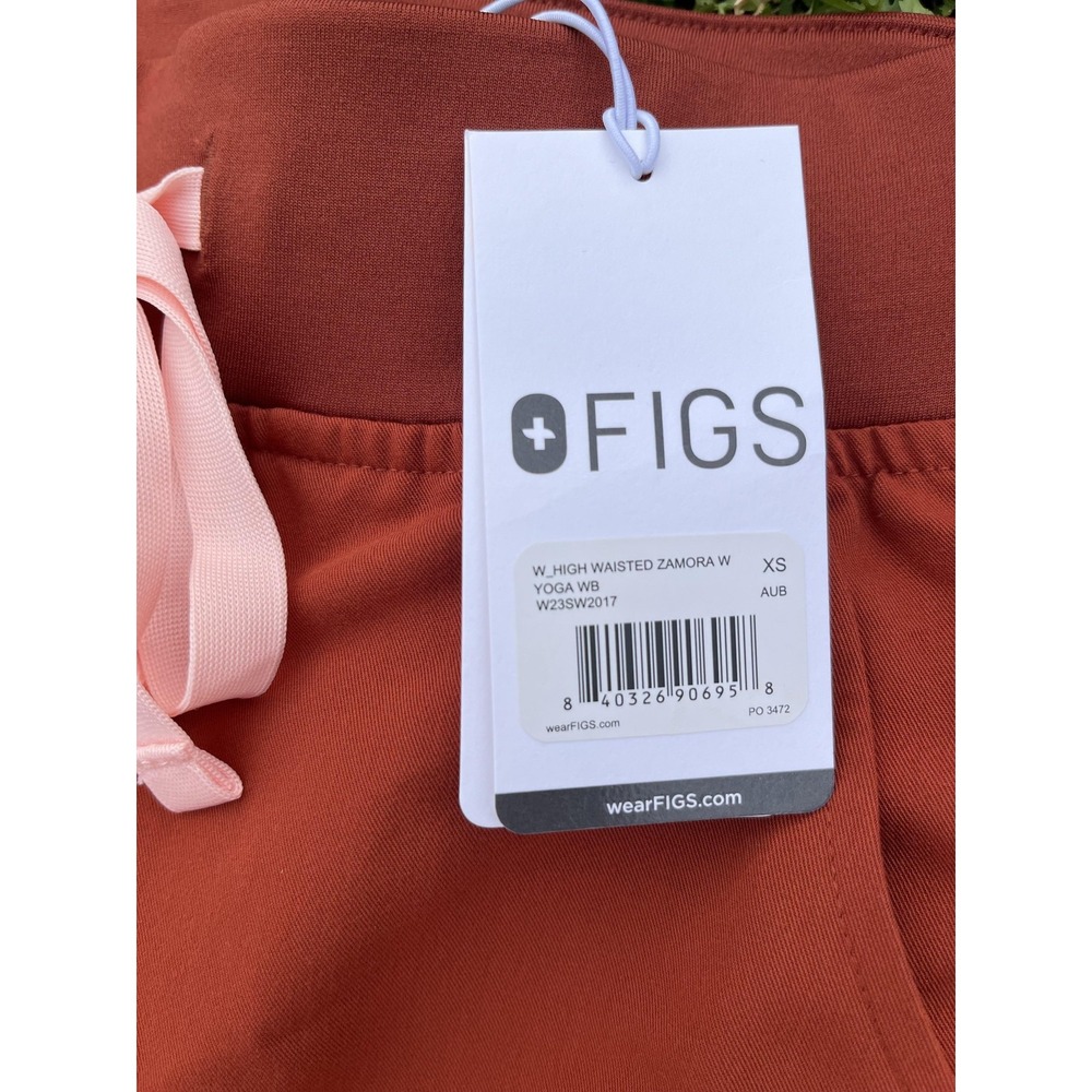 FIGS Scrub Pants Womens XS Auburn High Waisted Zamora Jogger Cargo Drawstring - Picture 4 of 11